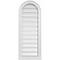 Ekena Millwork Round Top Surface Mount PVC Gable Vent: Functional, w/ 2"W x 2"P Brickmould Sill Frame, 14"W x 36"H GVPRT14X3603SF - alternate 1